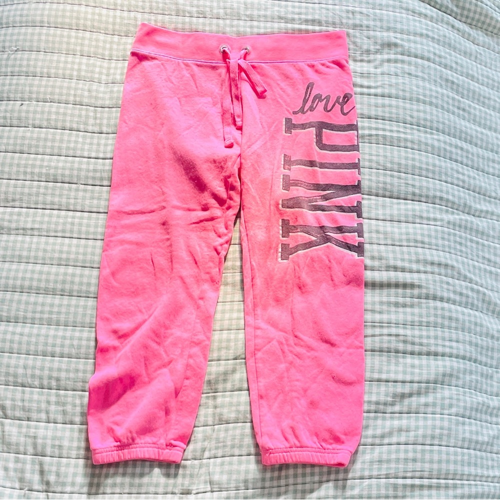 PINK Victoria's Secret Pink Capri Sweatpants